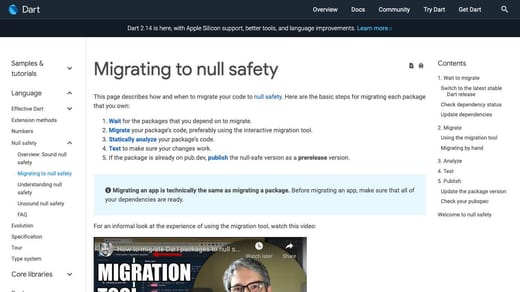 Flutter Migrate Tool