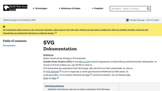 Optionen Von Svgs