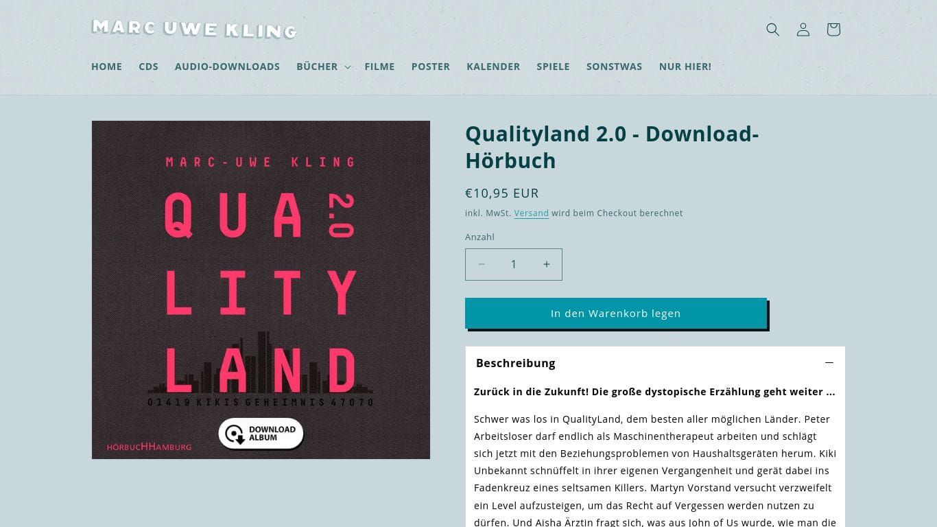 Qualityland von Marc-Uwe Kling