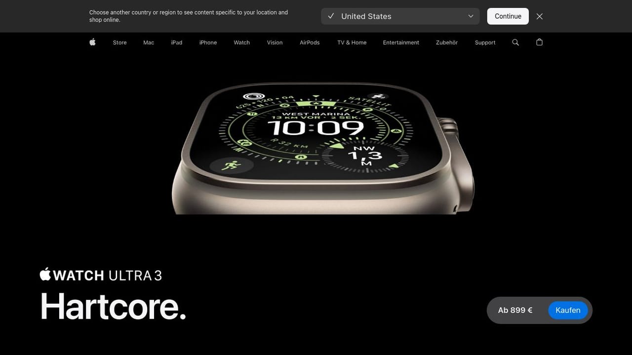 Apple Watch Ultra mit 5G