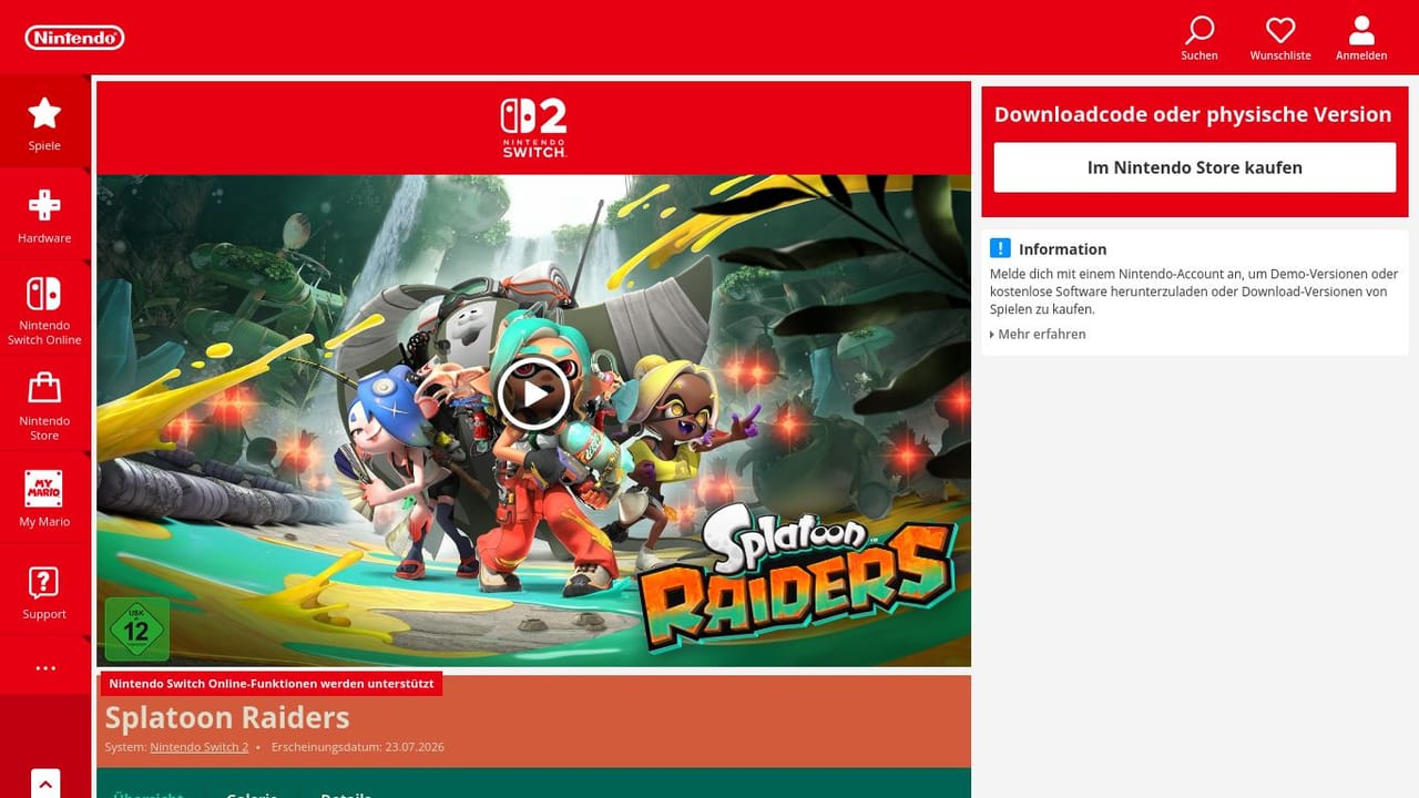 Splatoon Raiders