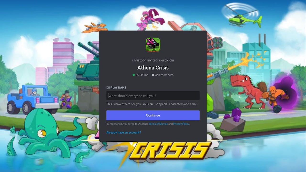 „Athena Crisis“-Discord-Community