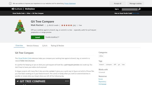 Git Tree Compare