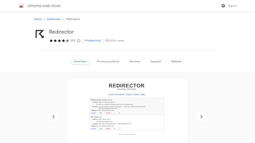 Chrome Plugin "Redirector"