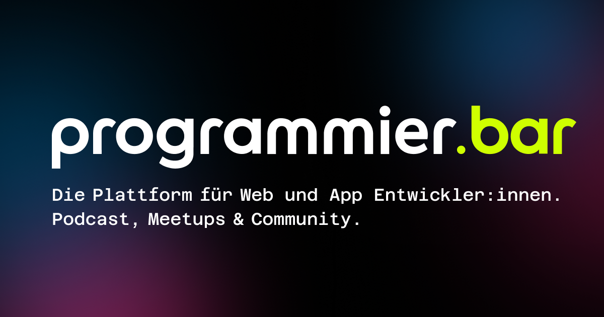 programmier.bar: Die Plattform für Web- und App-Entwicklung